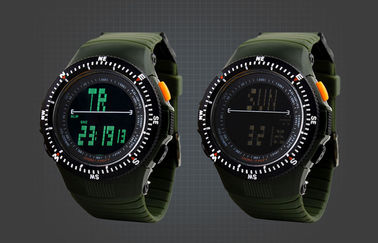 Montres multifonctionnelles d'alpinisme d'homme moderne de montre de sport d'affichage d'affichage à cristaux liquides