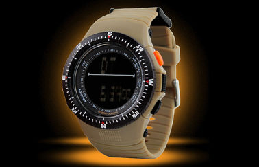 Montres multifonctionnelles d'alpinisme d'homme moderne de montre de sport d'affichage d'affichage à cristaux liquides