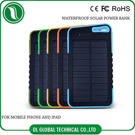 Banque mobile portative à énergie solaire imperméable 4000amh 5000mah de puissance