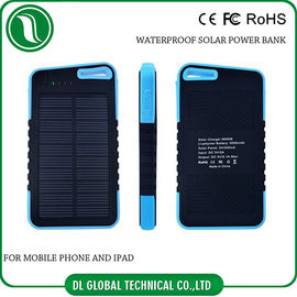 Banque mobile portative à énergie solaire imperméable 4000amh 5000mah de puissance