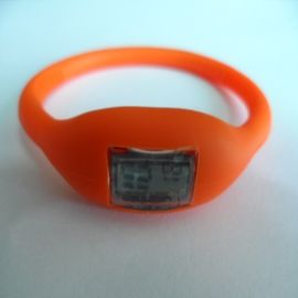 Montre flexible de bracelet de silicone