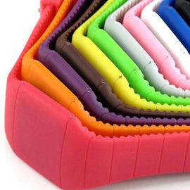 Montre plomb de bracelet de silicone d'écran tactile de cadeau d'enfants, montre de sports de silicone