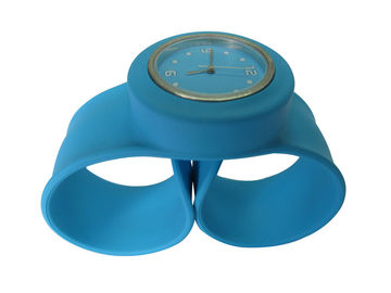 Montres de claque de silicone d'enfants/montre sports de silicone avec l'impression de logo