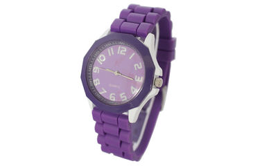 Montre de mouvement de quartz de silicone