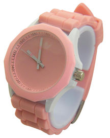 Montre de mouvement de quartz de silicone
