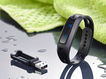 Bracelet de montre de Bluetooth de traqueur de sommeil de podomètre avec le bracelet de silicium