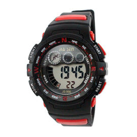 Montres de Digital multifonctionnelles de résistant à l'eau, montre-bracelet courante extérieure pour des garçons