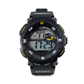 Réveil multifonctionnel de montres de Digital de sports de dames de chronographe pour la promotion