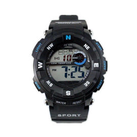 Réveil multifonctionnel de montres de Digital de sports de dames de chronographe pour la promotion