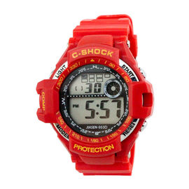 Montre-bracelet du quartz de Digital de silicone de sports des hommes multifonctionnels imperméables de montres
