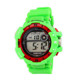 Professionnel multifonctionnel de montre-bracelet de dames de Digital de bande colorée de PVC