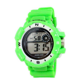 Professionnel multifonctionnel de montre-bracelet de dames de Digital de bande colorée de PVC