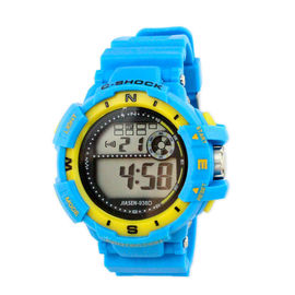 Professionnel multifonctionnel de montre-bracelet de dames de Digital de bande colorée de PVC
