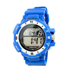 Professionnel multifonctionnel de montre-bracelet de dames de Digital de bande colorée de PVC