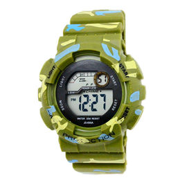 Les montres de Digital multifonctionnelles de quartz, camouflent la montre-bracelet unisexe élégante unique