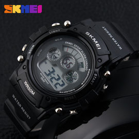 Montre de Digital multifonctionnelle imperméable de natation pour les hommes et le garçon 5ATM
