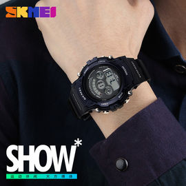Montre de Digital multifonctionnelle imperméable de natation pour les hommes et le garçon 5ATM